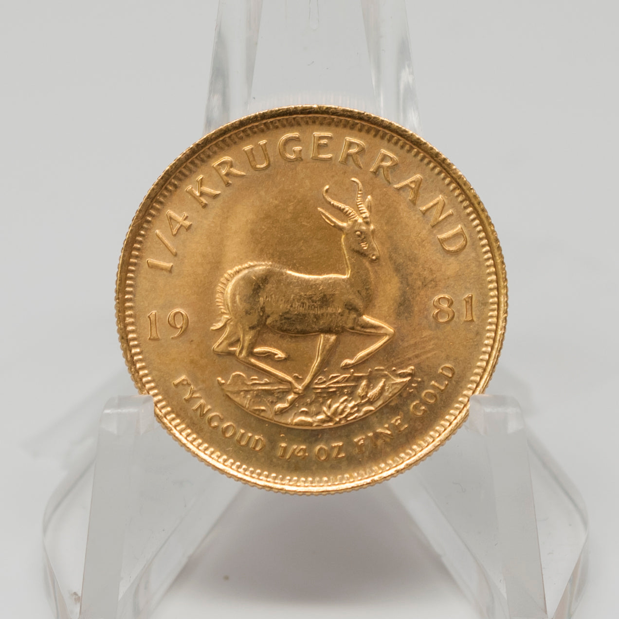 1/4 oz. Gold Krugerrand 1981